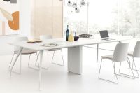 White Meeting Room Table